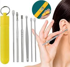 Ear Wax Cleaning Kit, 6 Pcs portable ear spoon